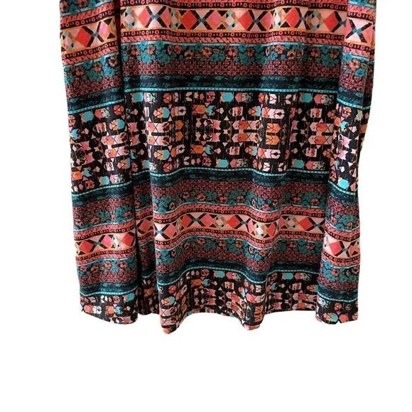 Mossimo Supply & Co Bohemian Aztec Tribal Festivals Multicolor Maxi Women’s Skir - Picture 3 of 10
